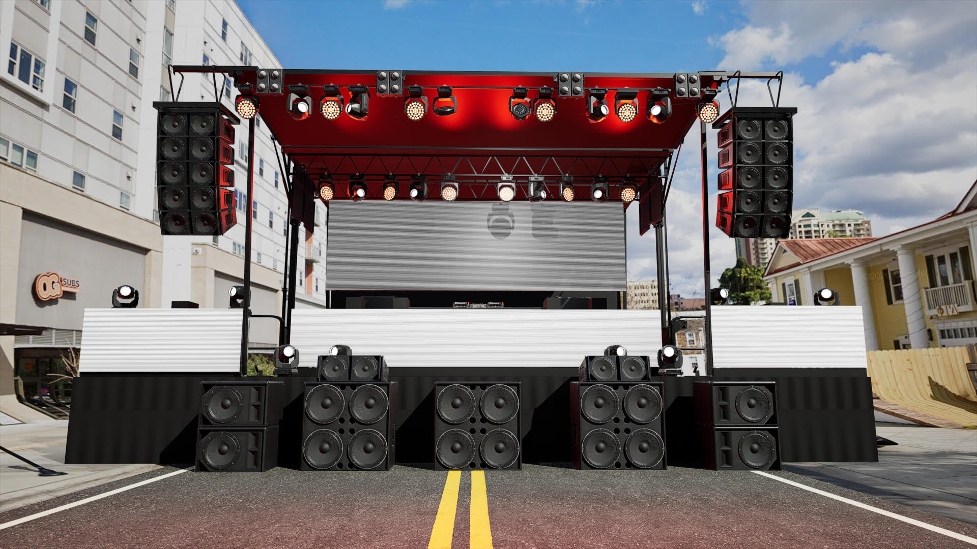 Pro Audio, Lighting & Staging Equipment Rental